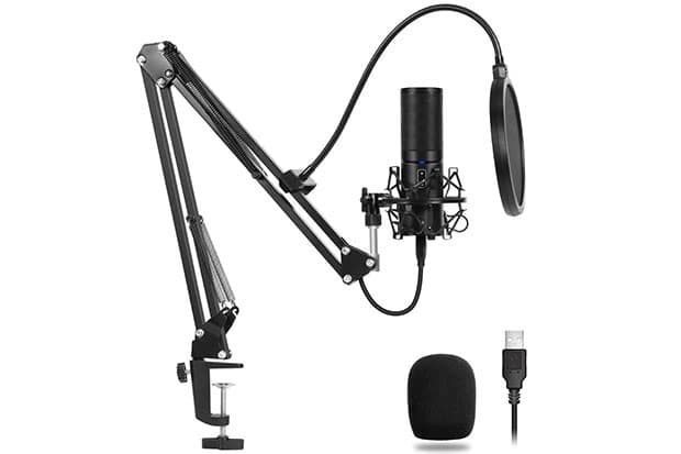 Review of TONOR Q9 USB Microphone Kit - a Plug & Play Microphone Set